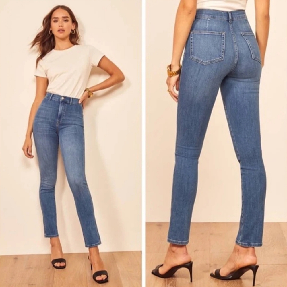 NWT Reformation High rise skinny jeans Darwin